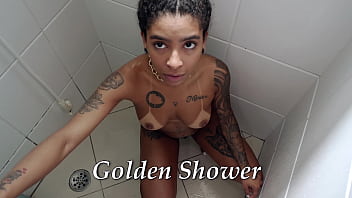 Preview 1 of Jav Old Man - Ariella Ferraz Brazilian pornstar blowjob sucking and washing her sperm and piss off her body