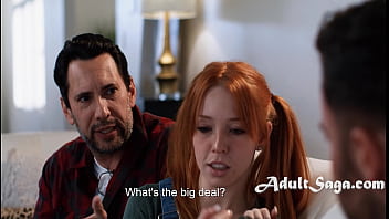 Preview 2 of U Me And My Girl Part 4 - Social Worker Uses Naive Teen After Unraveling Family&#039_s Taboo Doings