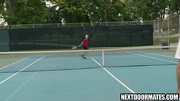 Preview 1 of Rosanna Davidson - Cute gay boys play tennis and fuck