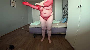 Preview 4 of Cartoon Xxxxxxxxxxxxxbh - Mature housewife puts on a sexy outfit for a date with her lover. MILF with a big ass and big tits.