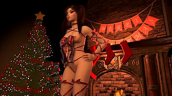 Preview 1 of Ghombol Of Iran - D.va Christmas Gift | Overwatch Porn Parody