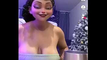 Preview 2 of Pall Vdiyo - Nice Tiktok 3D Filter with my big tits on my Iphone