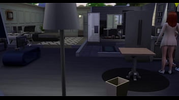 Preview 3 of Doctor Pakistani Xxxxi - Ebony Cutie Jerks off to Porn - Sims 4