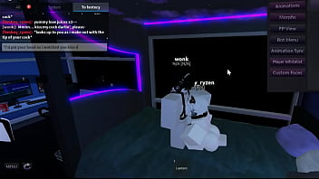 Preview 3 of Big Vs Skiny - [ROBLOX] Cute femboy takes it whole