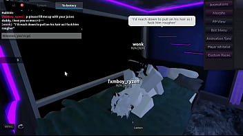 Preview 4 of Big Vs Skiny - [ROBLOX] Cute femboy takes it whole