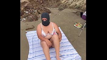 Preview 1 of Allah Name - Omg secretly filmed a girl with big tits on a nudist beach,  and she has a pussy enough to give her a good blowjobOmg secretly filmed a girl with big tits on a nudist beach,  and she has a pussy enough