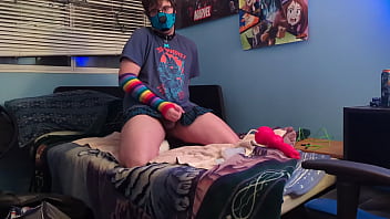 Preview 1 of Brazzers Nikky - Chiot soumis se pratique a jou&eacute_ avec son bad dragon
