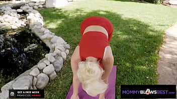Preview 1 of Need 33 - MommyBlowsBest - My Hot Big Tittied Blonde Yoga Student Squirts Hard After Blowjob