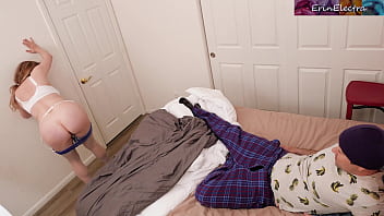 Preview 2 of Porn Hinde Com - Stepson seduces stepmom to distract her from his messy room