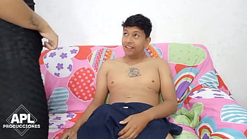 Preview 1 of American Faking Hd Videos - Estoy tan cachondo que no me aguanto las ganas y llamo a mi hermanastra para que me ayude - Historia completa