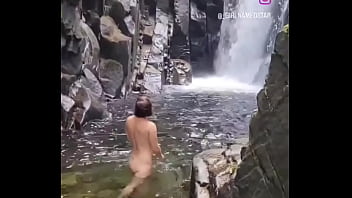 Preview 3 of Trannye Shower - Missing the days that were warm enough to hike to a waterfall for a dip️