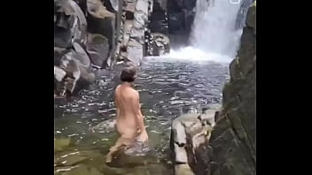 Preview 1 of Trannye Shower - Missing the days that were warm enough to hike to a waterfall for a dip️