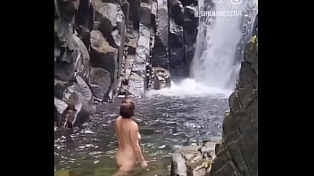 Preview 4 of Trannye Shower - Missing the days that were warm enough to hike to a waterfall for a dip️