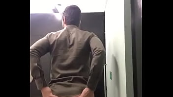 Preview 3 of Pony Angry - married latino dad shows off at work