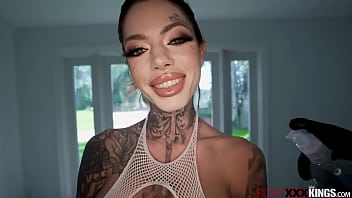 Preview 1 of Mia Khalifa Rape Video - Big tits client fucked by black masseur