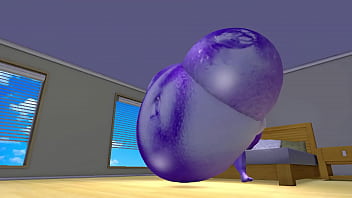Preview 3 of Desi Boudi Pissing - Blueberry Inflation