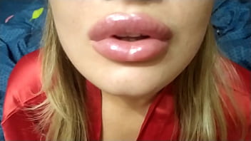 Preview 2 of Garmarna Indian - I smear my lips with lipstick,  suck a dick and cum on my lips