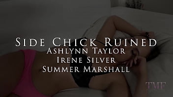 Preview 1 of Pov 60fps Milf - Side Slut Brutal Wedgie Domination - Ashlynn Taylor,  Irene Silver,  Summer Marshall