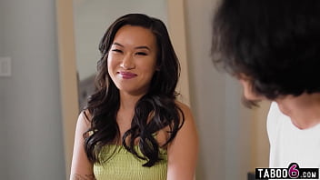 Preview 2 of Oil Load - Up and close with tiny Asian teen Kimmy Kimm who loves a good spanking