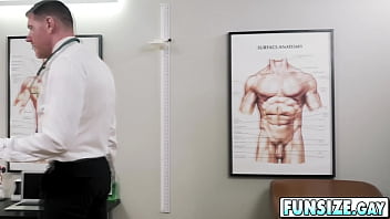Preview 1 of Granny Husband - Dr. Legrand Wolf&#039_s enormous cock penetrates Latino twink Damien Grey&#039_s tight hole! And boy,  Wolf really thrusts so deep into that little body!