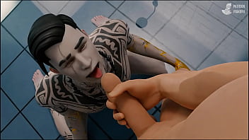 Preview 4 of Javan Pornstar - Drift x Midas Sex in The LockerRoom (From Fortnite)