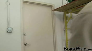 Preview 3 of Pline Sex Video - Blonde Slut With Big Boobs Enjoys Black Dick