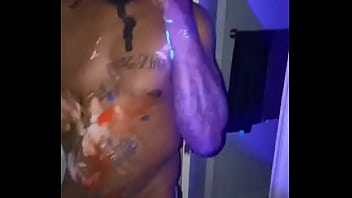 Preview 2 of Honeymoon Love Sex - Cubby Da Porn Hubby just finished doing a body paint session. Who next ladies?