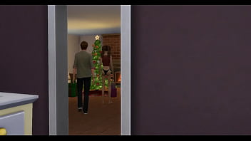 Preview 2 of Jonny Berzzer Xxx - Tio se folla a su sobrina despu&eacute_s de descubrirla abriendo los regalos a escondidas