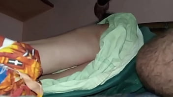 Preview 1 of Desi Indian Cum On Aunty Belly - Indian anal sex with her husband after marriage