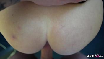 Preview 2 of Girl Bolld - Boy films a threesome with the German teacher in the classroom with his Iphone