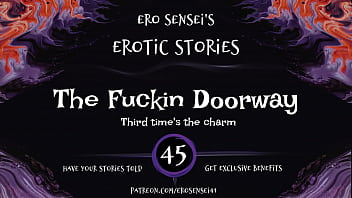 Preview 1 of Busty Teens Gangbang - The Fuckin Doorway (Erotic Audio for Women) [ESES45]