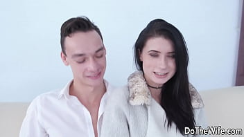 Preview 1 of Xxx Ui - Hot Cuckolding Wife Nicole Black Has All Three Holes Fucked