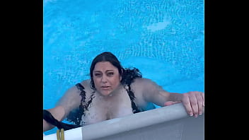 Preview 3 of 2017 Ka Xxx - Titty Action In The Pool