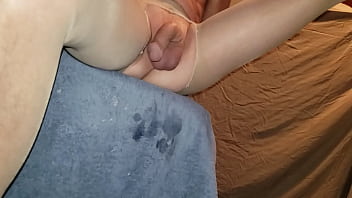 Preview 1 of Pregnnt Sex - Intense anal orgasm while taking my dildo deep and fast