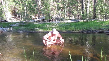 Preview 3 of Xxx Sxse Bf - Naked bathing in the river.
