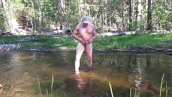 Preview 4 of Xxx Sxse Bf - Naked bathing in the river.