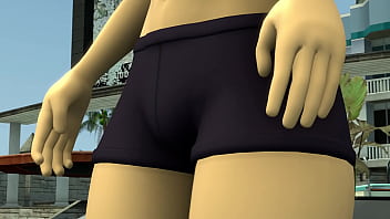 Preview 2 of Posh F Ench Maid - Ilulu At The Pool