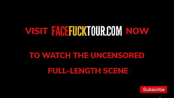Preview 4 of Abidjan Clair Bahi - BBW Amateur Latina Rough Throat Fuck Cumshot Swallow - FaceFuckTour