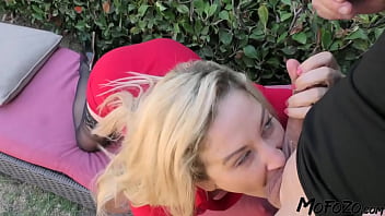Preview 1 of Blowjob Booty Shorts Thong - MOFOZO.com - Driving Under The Influence Of Dick