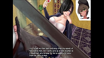Preview 3 of Jeunes Vintage - Horror Mansion ep1 - Footjob under the table