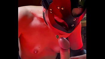 Preview 1 of Bokep Barat Pantat Besar Ngintip - MILF Cat-Woman smoking and sucking my dick until I cum!