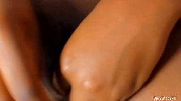Preview 3 of Jev 130 Porn - Sexystacy7 - huge cameltoe pussy being split with fingers solo