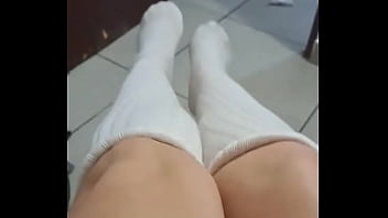 Preview 1 of Pur Fh18net - Do you like my socks,  daddy??️?