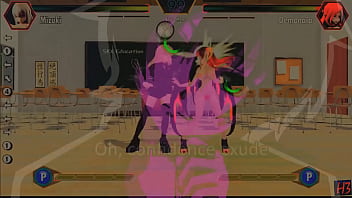 Preview 3 of Mom See San Girl - horny gaming hintai fighter game h3video1