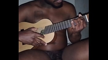 Preview 3 of Son Blackmailed Mom Rape Bazzer - Translating other meanings of horns in the air while singing and playing guitar naked