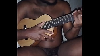 Preview 1 of Son Blackmailed Mom Rape Bazzer - Translating other meanings of horns in the air while singing and playing guitar naked