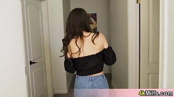 Preview 2 of Syren De Mars - Whos pussy is tighter Stepmom or my cute GF Lets make sure and give them a test