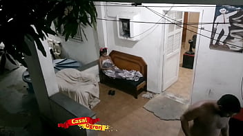 Preview 1 of Sasha Grey Group Movies - Fudendo com minha enteada na varanda