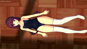 Preview 1 of Ina Albania - Fern wearing a tight swimsuit
