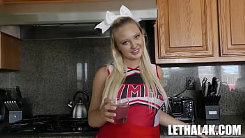 Preview 1 of Mother Forced Her Son Sex - Paisley Porter&rsquo_s Cheer Slut Dreams Cum True with Nick Strokes!